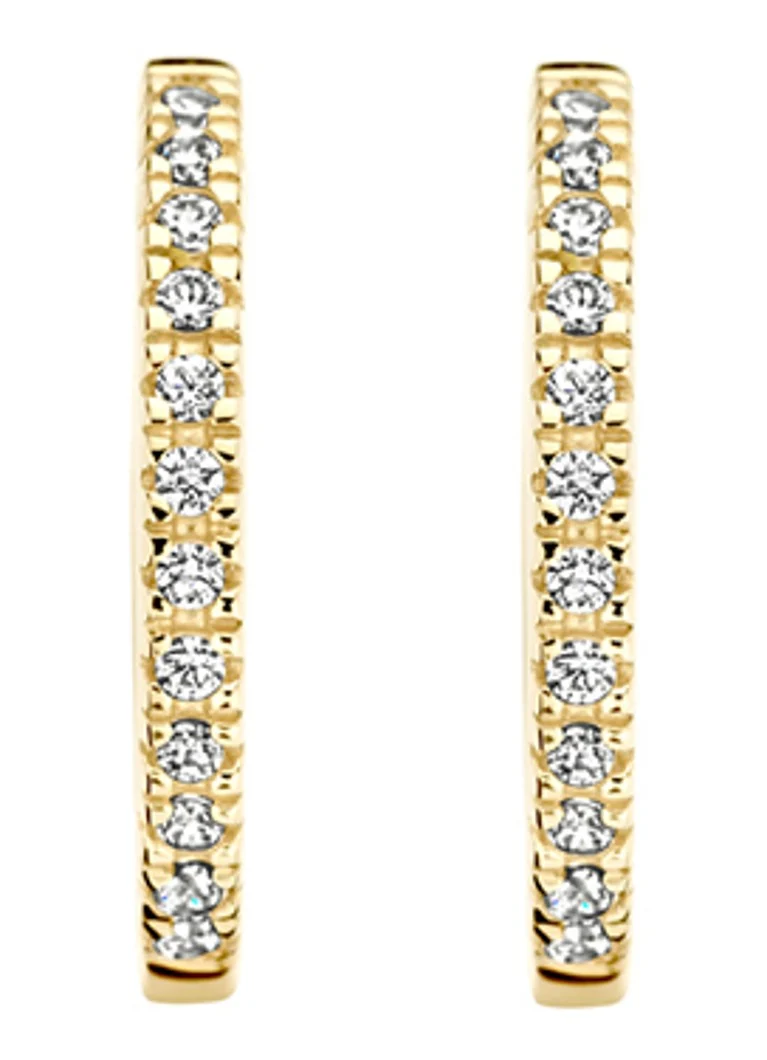 Orecchini Blush in oro giallo 14 carati con zirconi cubici 7309YZI