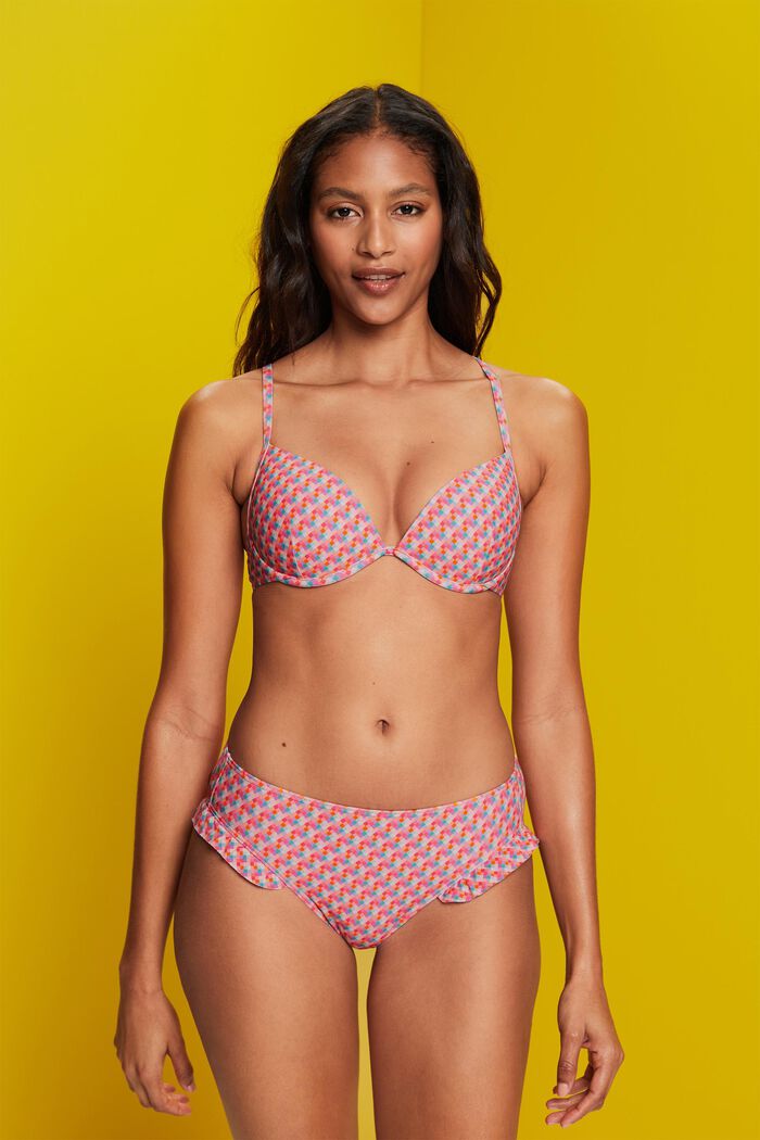 Recycelt: Wattiertes Bügel-Bikinitop