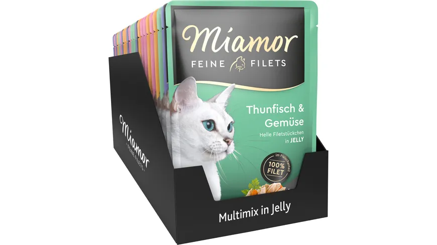 Miamor Katzennassfutter Feine Filets Pouch Multipack 24x100g 2.4 kg