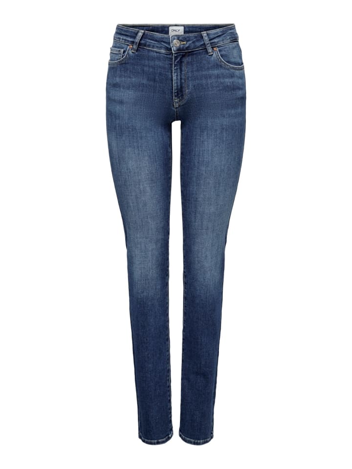 ONLY Jeans ONLALICIA REG STRT DNM DOT879 regular/straight in Blau günstig kaufen
