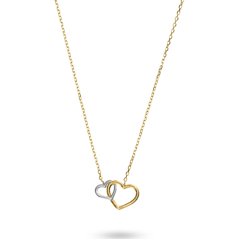 Valeria Chaînette 375 Or jaune, 375 Or blanc collier