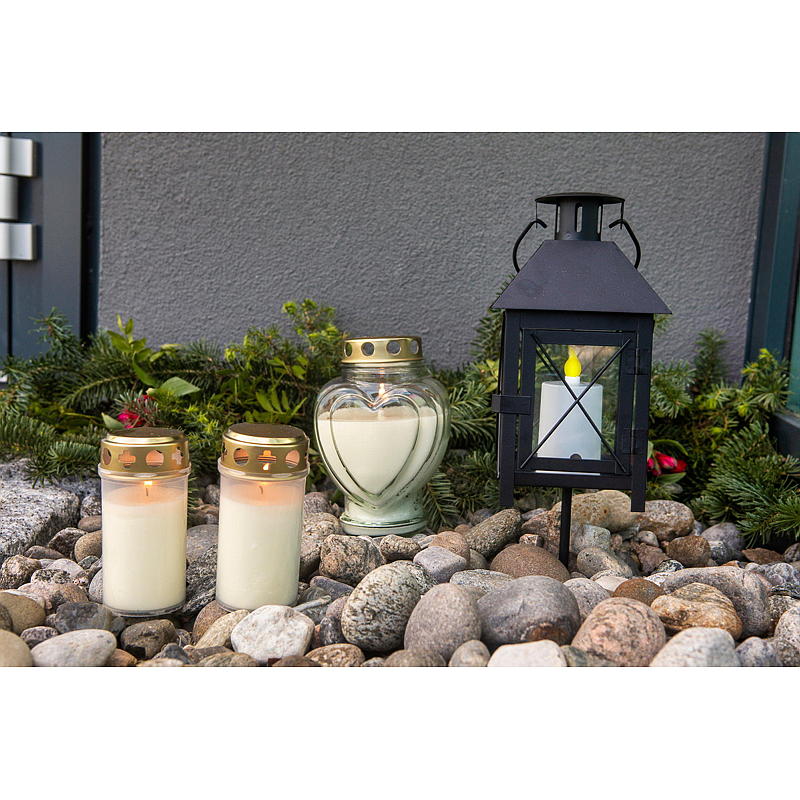 Vie Home Gravlykt 70 timer, hjerteformet