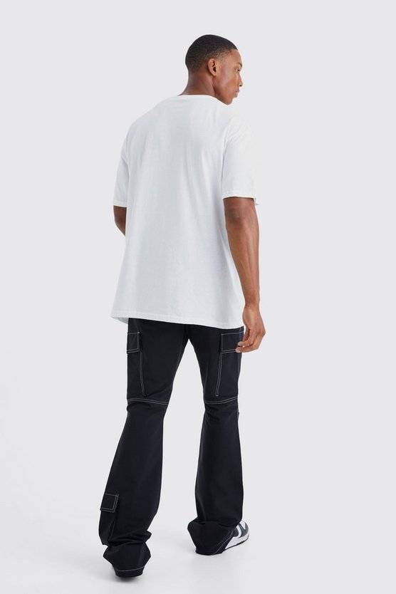 Oversize T-Shirt mit lizenziertem Budweiser Print