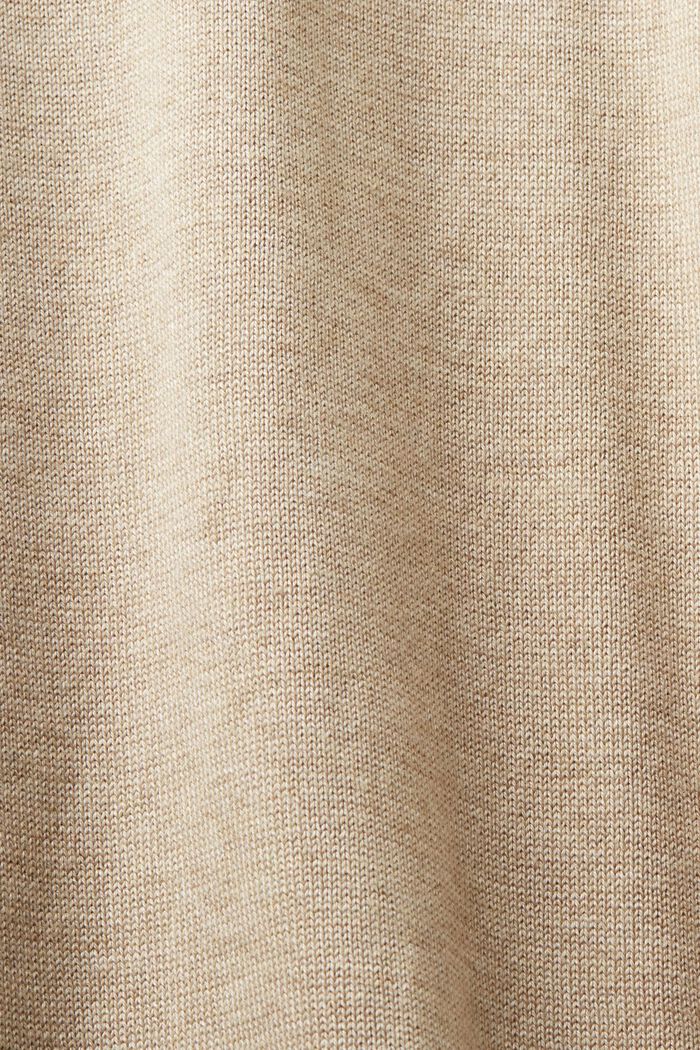 Strickpullover mit Rundhalsausschnitt
