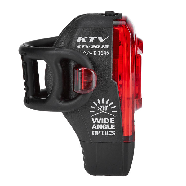 BELEUCHTUNGSSET HECTO PRO 65 + KTV STVZO, SCHWARZ Y13 - Fahrradbeleuchtung