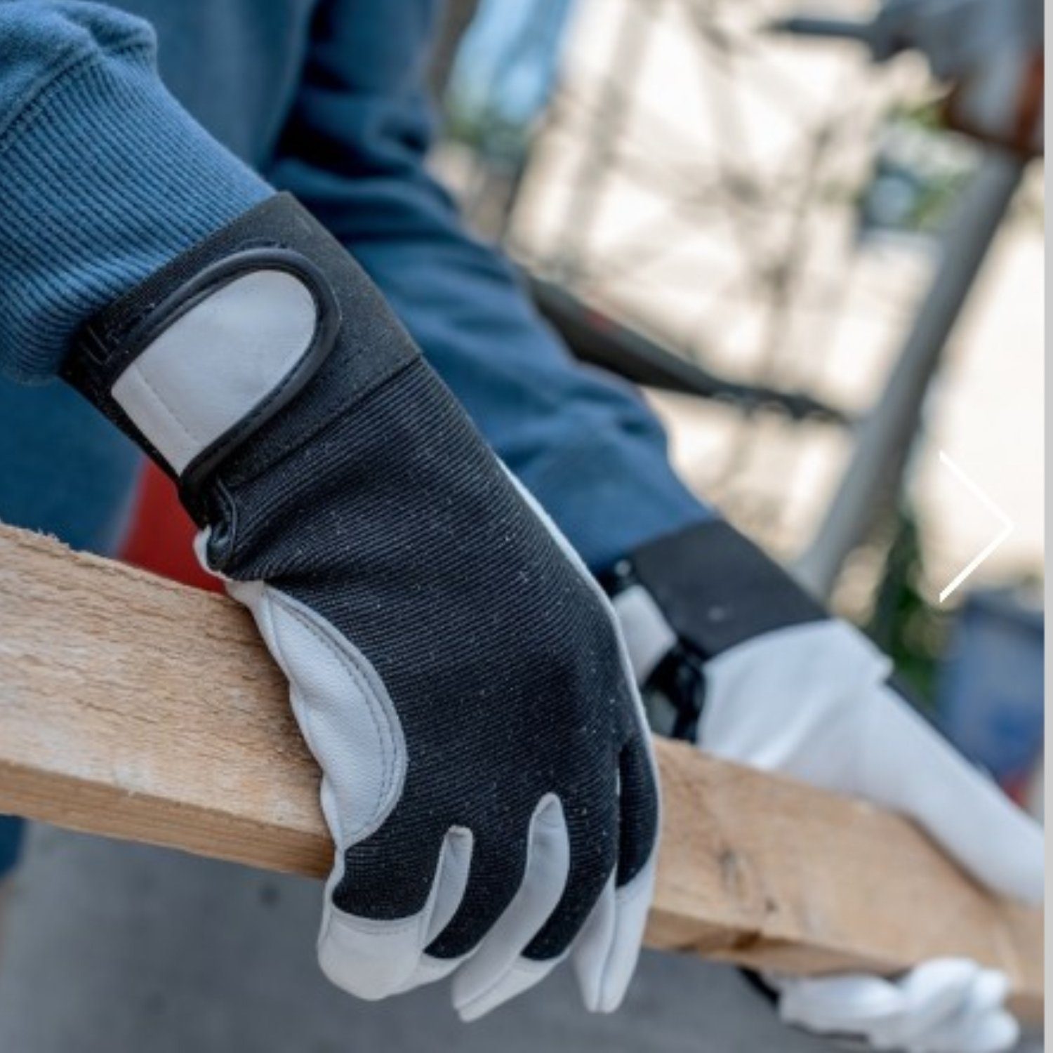 GUARD 5 Arbeitshandschuhe Leder- Gartenhandschuhe aus weichem Nappaleder (Art. 11700) hochwertige Arbeitshandschuhe für Damen & Herren