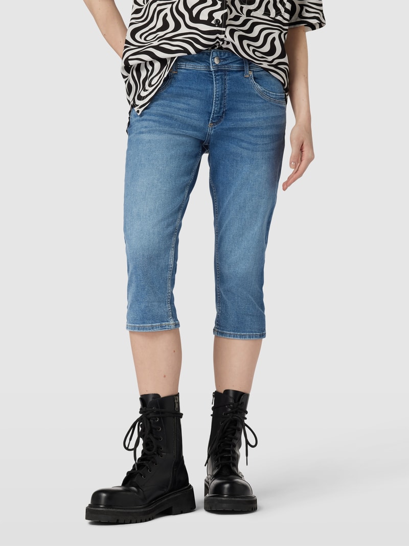 Hose mit Label-Detail in hellblau