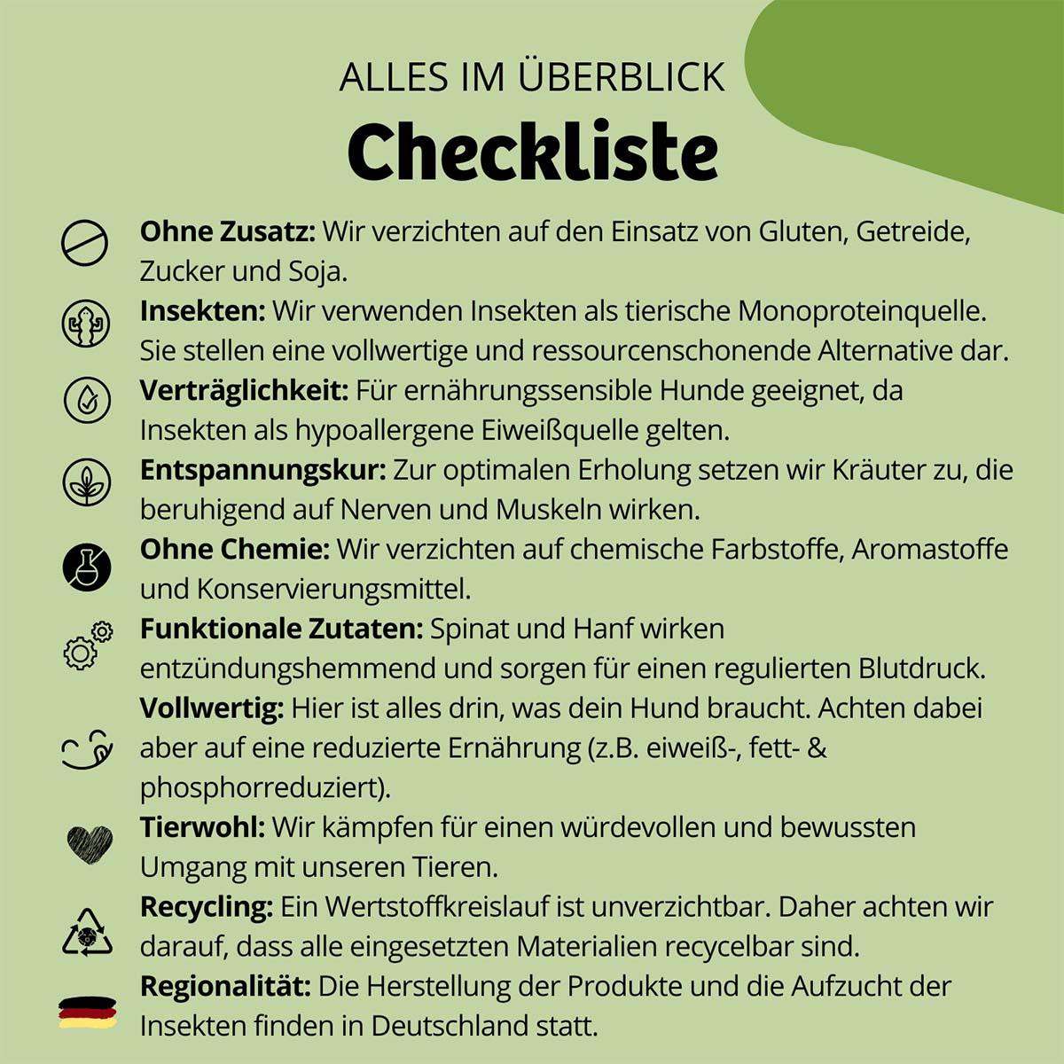 BugTerrine Adult grün Spinat & Hanf günstig kaufen bei ZooRoyal