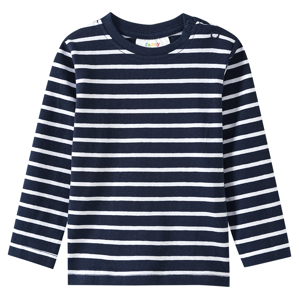 2 Baby Langarmshirts im Basic-Style