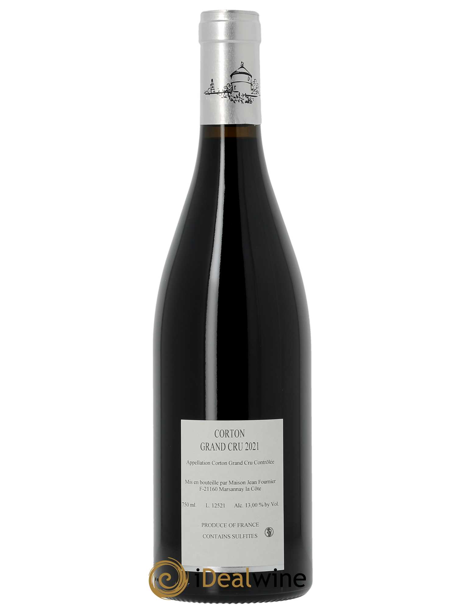 Corton Grand Cru Le Rognet Jean Fournier (Domaine)  2021 - Lot de 1 Bouteille