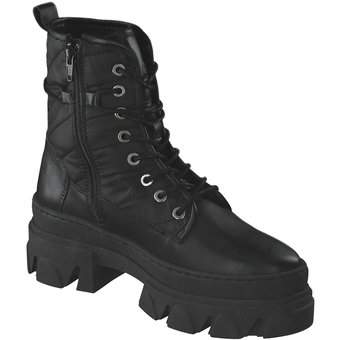 PX Schnür Boots in schwarz