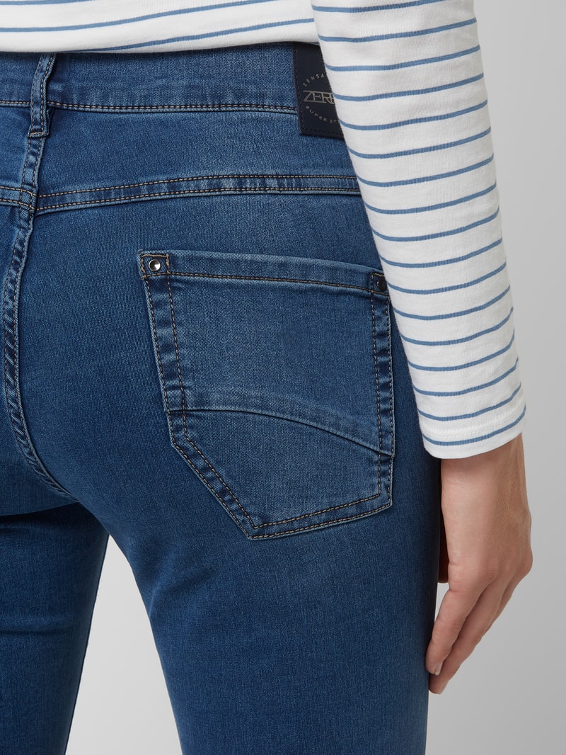 Jeans mit Stretch-Anteil Modell 'Twigy' in blau