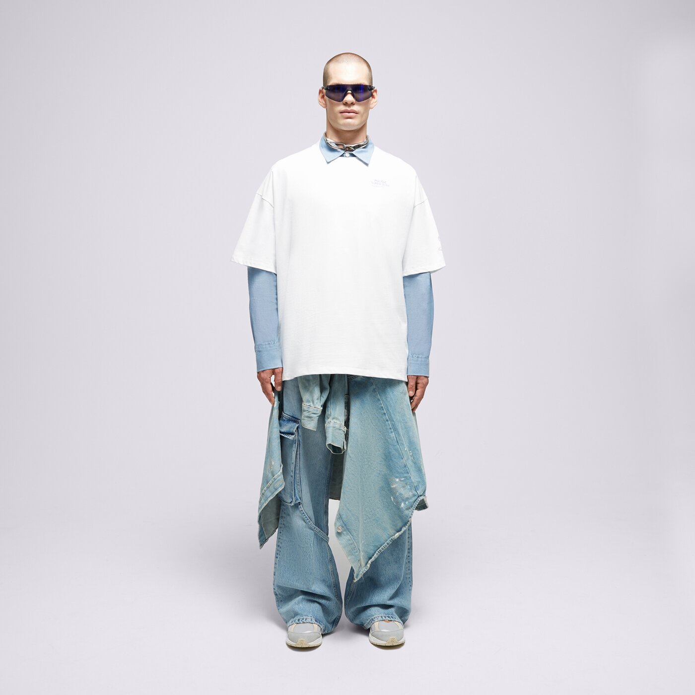 S.NOW JOB SIZEER T SHIRT “MAYBE”-NATURAL WHITE Weiß