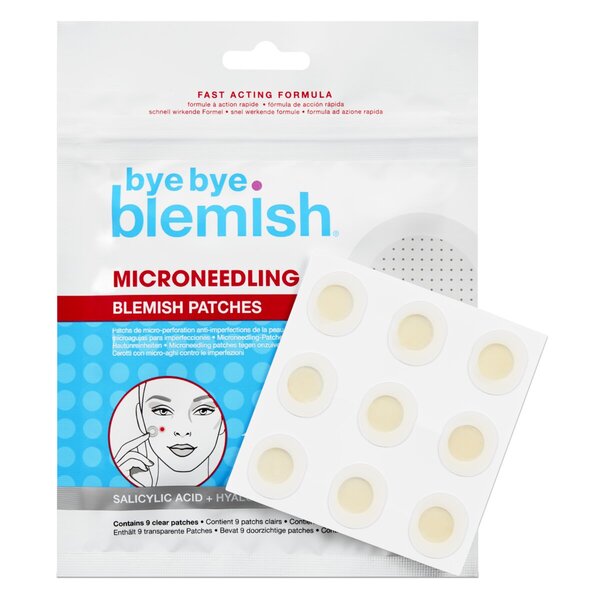 Náplasti na nedokonalosti pleti Bye Bye Blemish Microneedling, 9 kusov