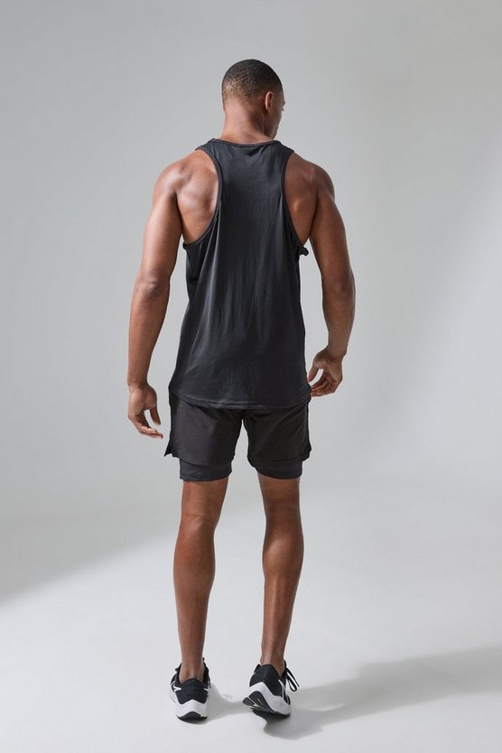 Man Active 2-in-1 Mesh-Shorts