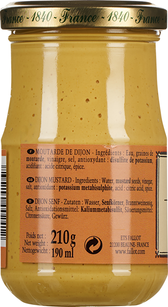 Fallot Dijon-Senf 210g