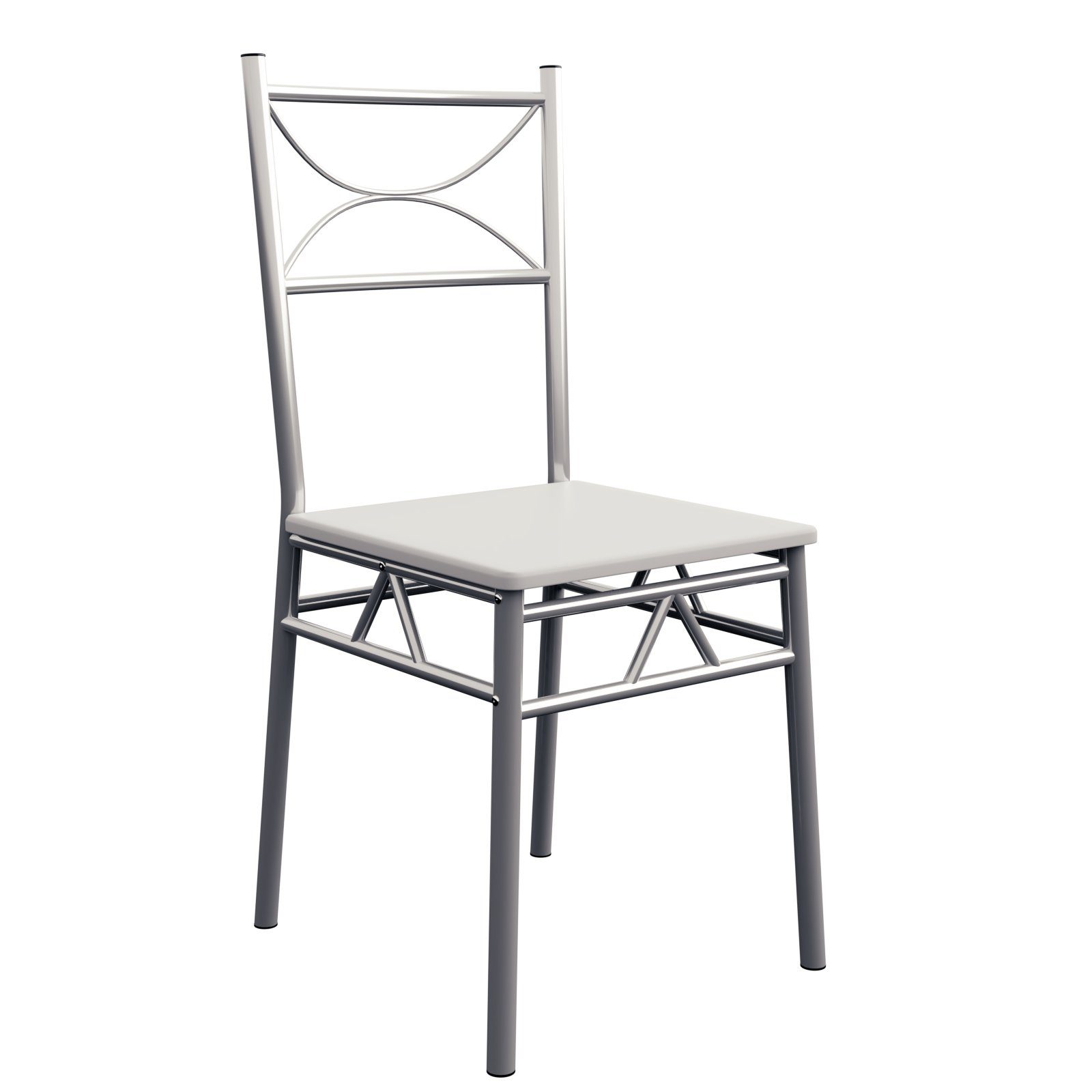 Casaria Essgruppe Paul, (5-tlg), Esstisch mit 4 Stühlen für Esszimmer Küche 5tlg. Sitzgruppe Robust