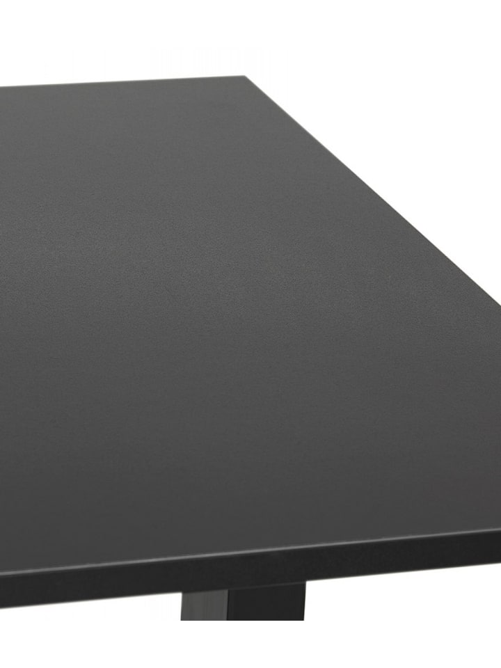 KADIMA DESIGN Höhenverstellbarer Schreibtisch aus Holz Metall | Modern Elegant in Schwarz günstig kaufen