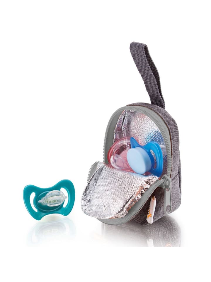 DIAGO Schnullertasche Deluxe - Grau in grau günstig kaufen onesize
