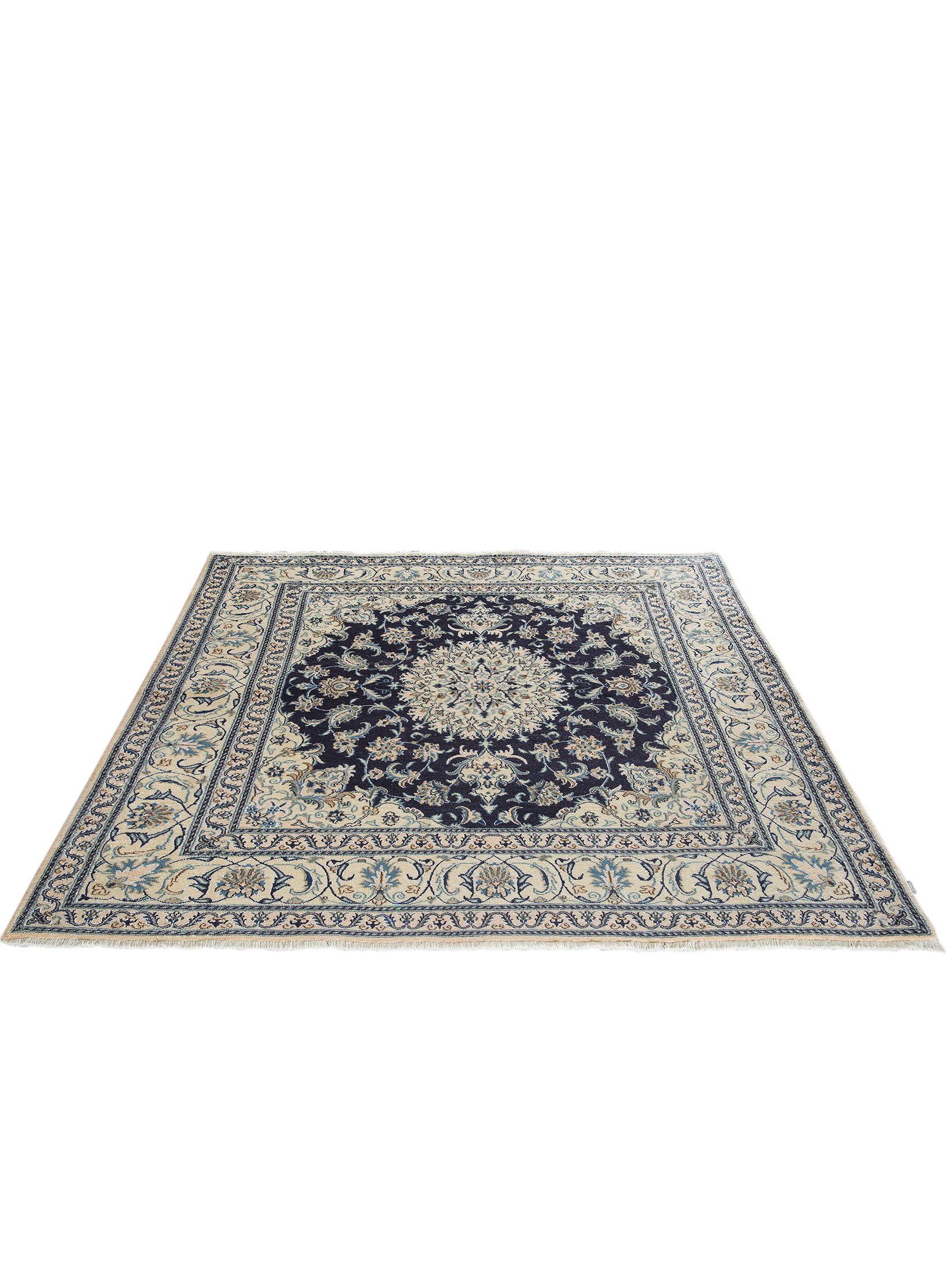 Kaschmar Nain 12 Lah ca. 183 x 210 cm, Unikat / Einzelstück