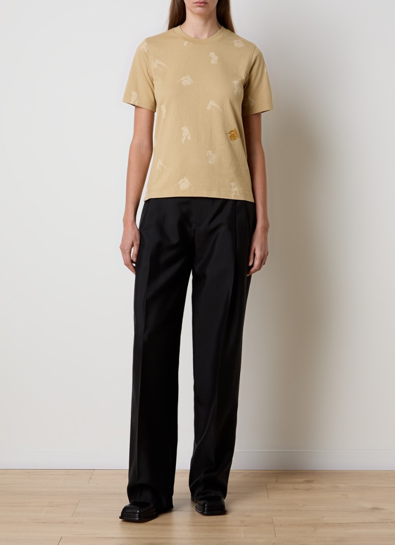Tricou Burberry cu logo imprimat
