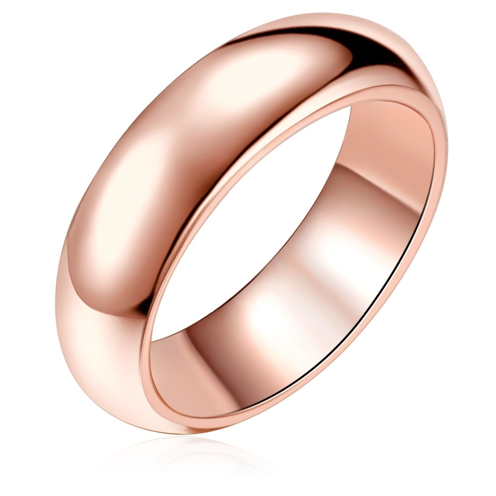 EASTSIDE Bague en acier inoxydé Acier inoxydable en Or rose Bague