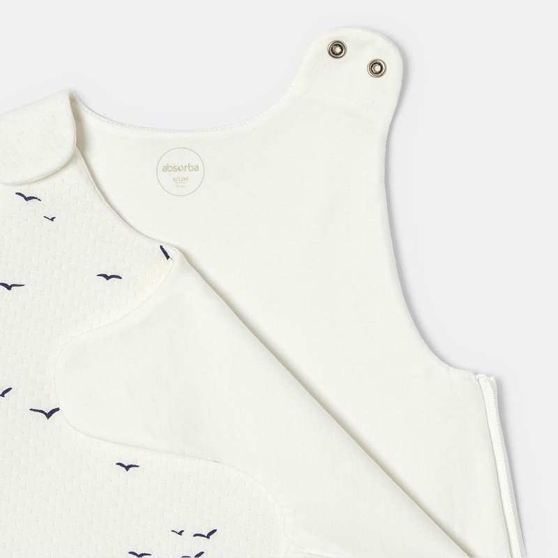 Gigoteuse en coton bio blanche mixte Absorba