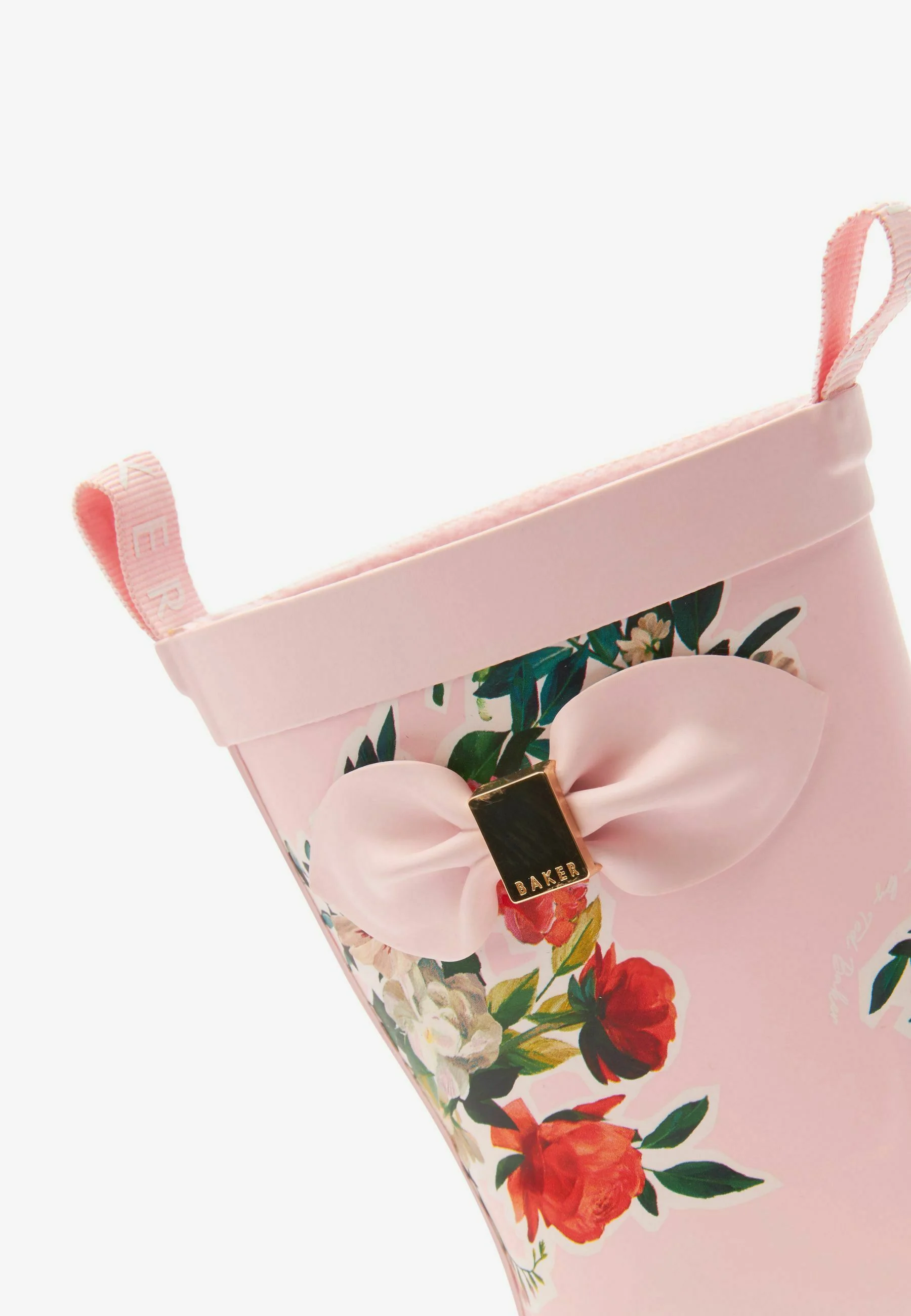 Botas de agua Baker by Ted Baker con flores en color rosa pálido - Botas de goma