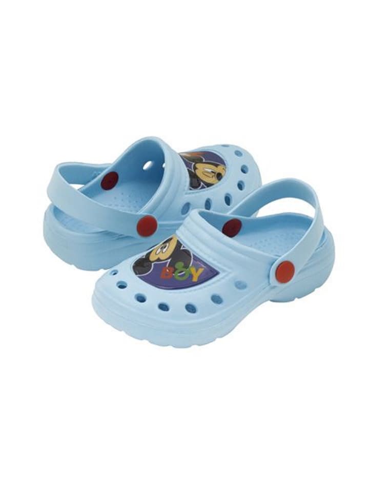 Disney Mickey Mouse Hausschuhe Clogs für Strand und Pool Rutschfeste Badesandalen in Blau günstig kaufen