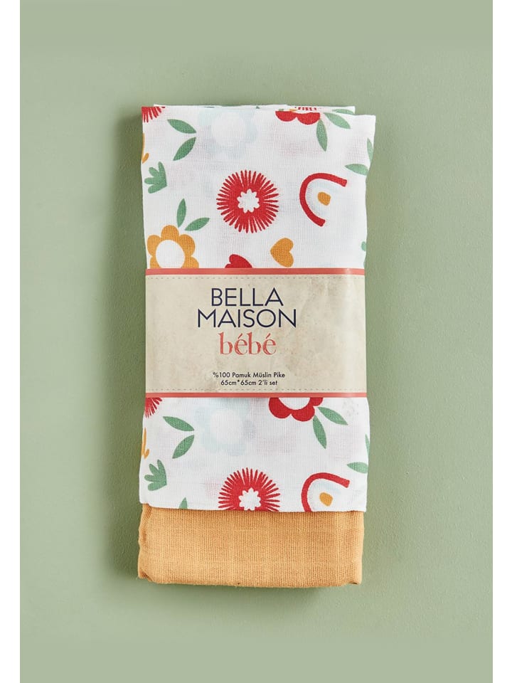 BELLA MAISON Babydecken Linda in colourful günstig kaufen 65 x 65 cm