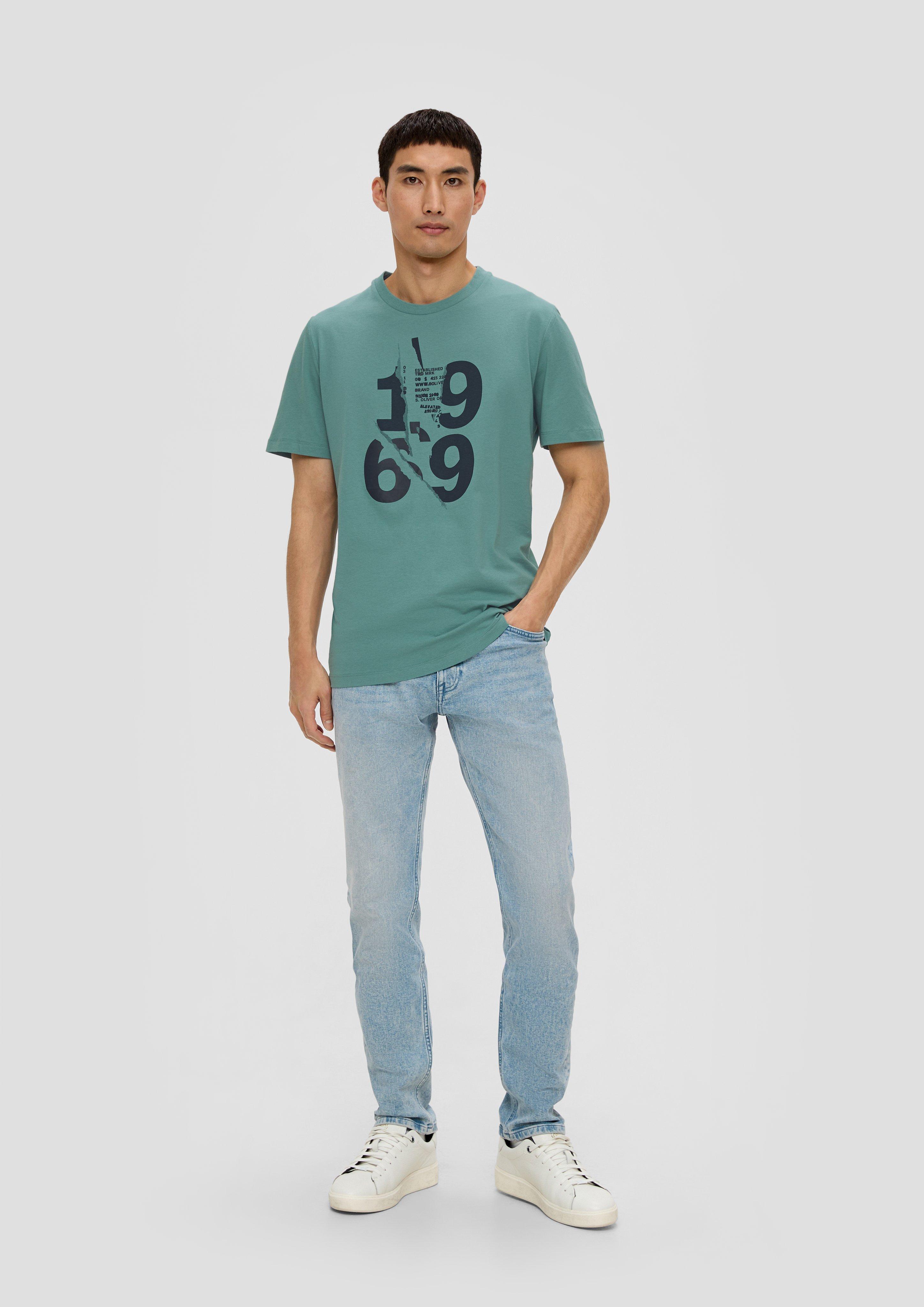 T-Shirt mit Frontprint  2138638-65D2