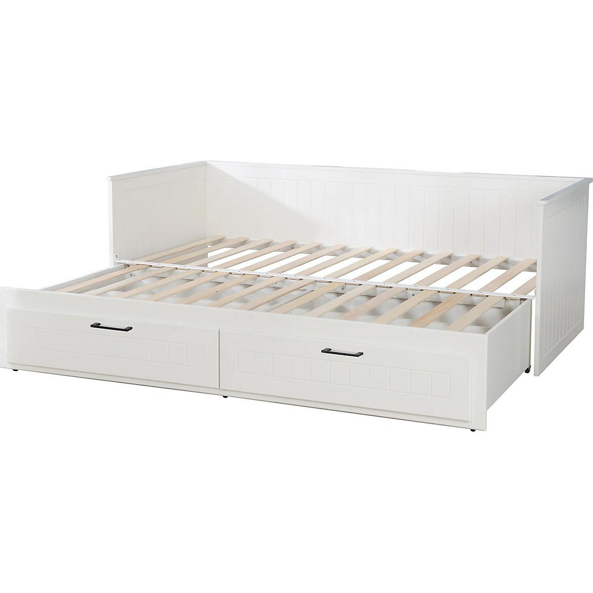 Tagesbett, 90x200 cm, umbaubar bis 180x200 cm Sylt mit 2 Schubladen