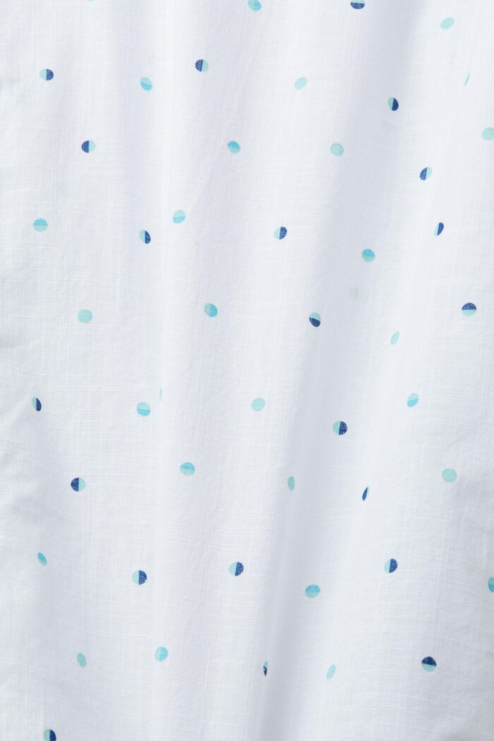 Hemd aus Slub Baumwolle mit Lunar-Dot-Muster