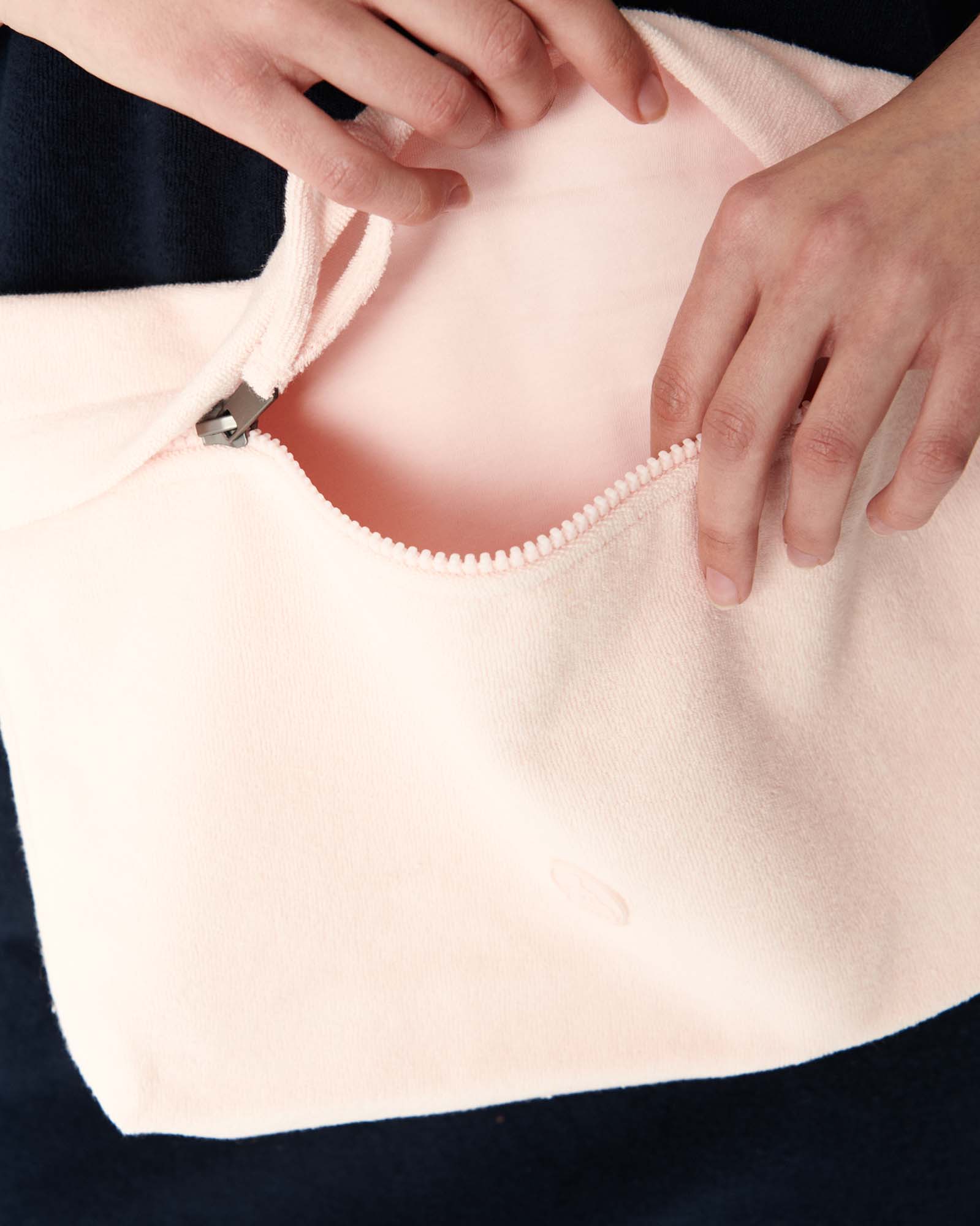 Petite pochette éponge Rose clair Sea