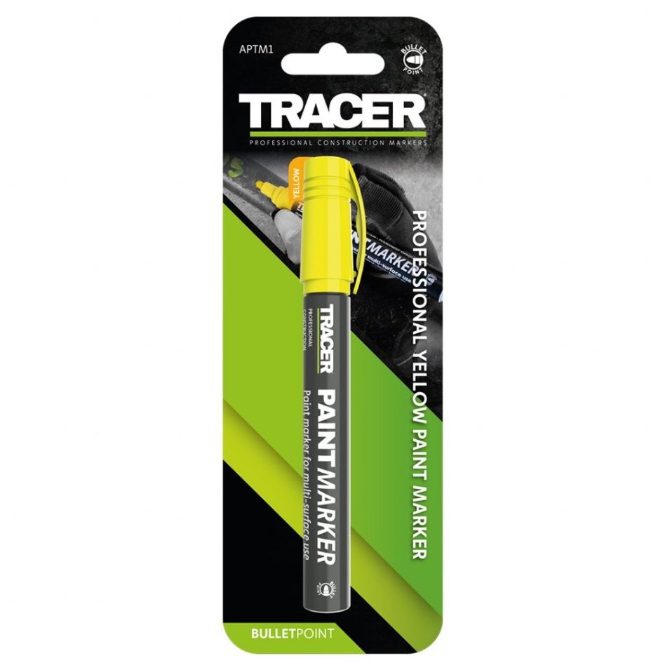 Μαρκαδόρος βαφής Tracer APTM1 κίτρινος