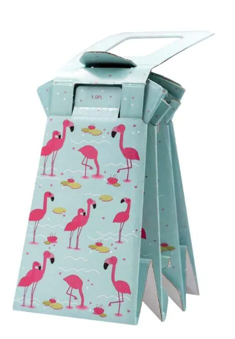 Tron Flamingo Βιοδιασπώμενο γιογιό μιας χρήσης, μέντας με φλαμίνγκο.