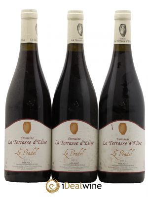 IGP Pays d'Hérault Le Pradel Terrasse d'Elise (Domaine de la)  2015 - Lot de 3 Bouteilles
