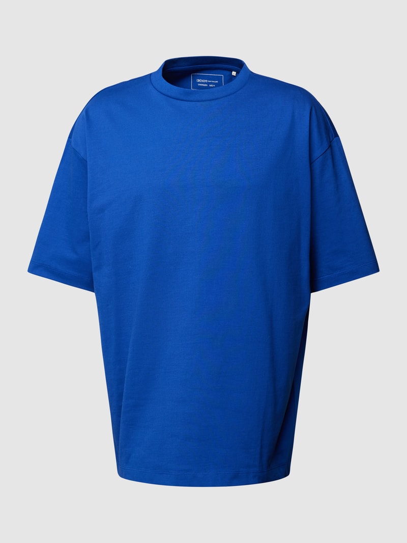 Oversized T-Shirt mit überschnittenen Schultern in royalblau