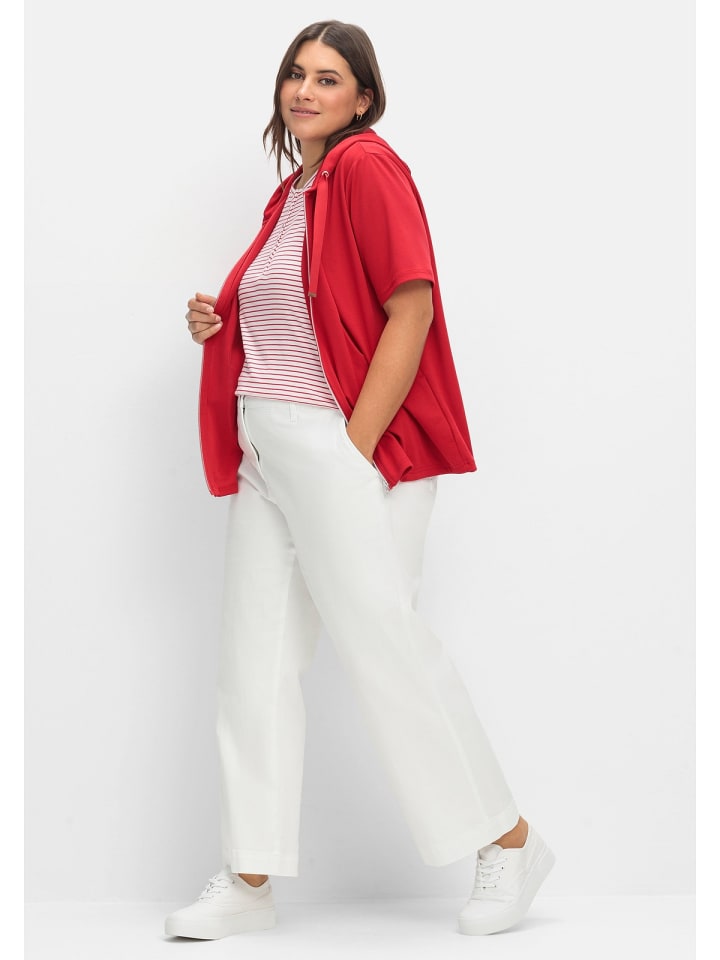 sheego Culotte in white Denim günstig kaufen