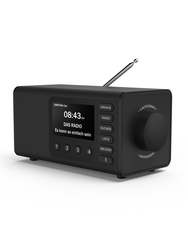 Hama DR1001BT, FM/DAB /Bluetooth® in Schwarz günstig kaufen onesize