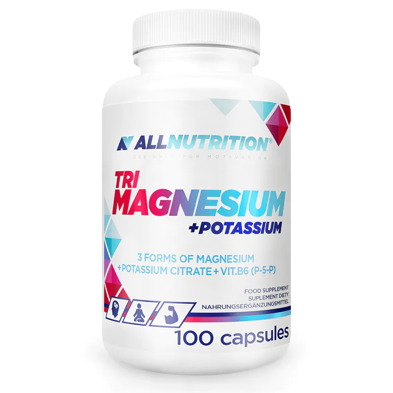 Allnutrition Tri Magnezij + Kalij, dodatak prehrani s magnezijem i kalijem, kapsule