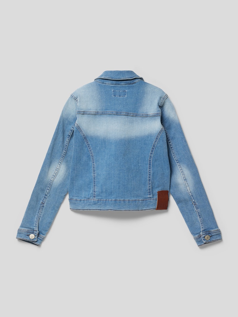 Jeansjacke mit Label-Detail Modell 'JORINDA' in blau