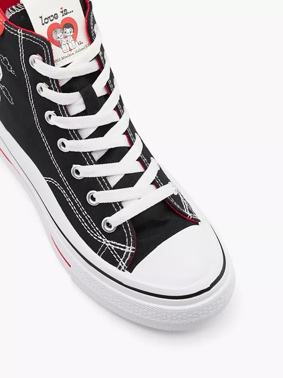 Love is Hoher Sneaker