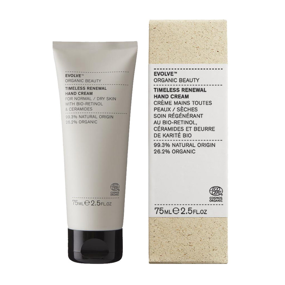 evolve organic beauty Timeless Renewal Hand Cream 75ml Crème mains hydratante