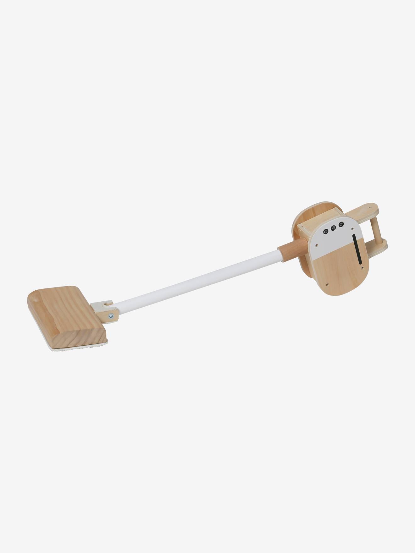 Aspirateur balai en bois FSC® blanc