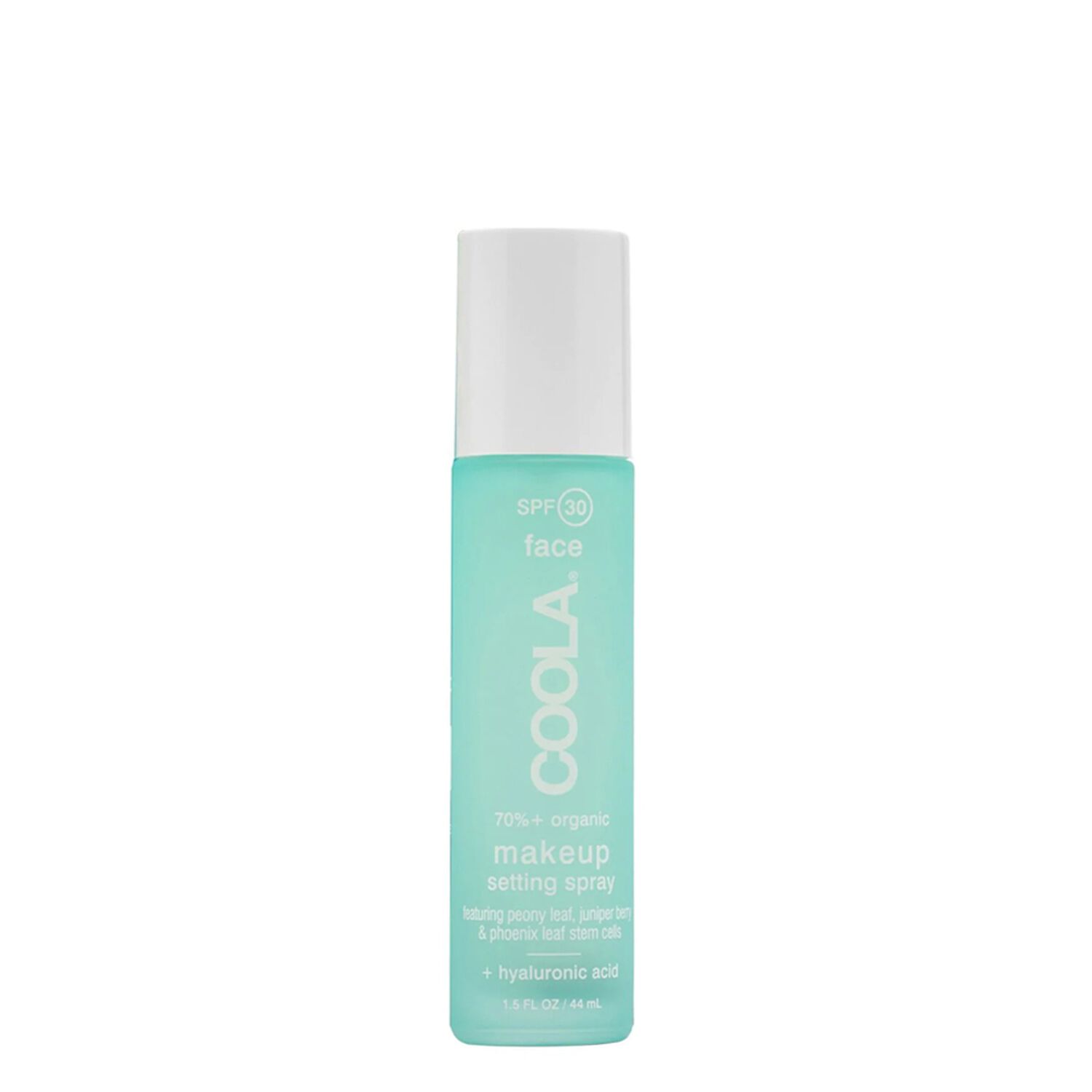 Coola Spray Solaire Visage SPF30 Fixateur Maquillage Thé Vert 44 ml