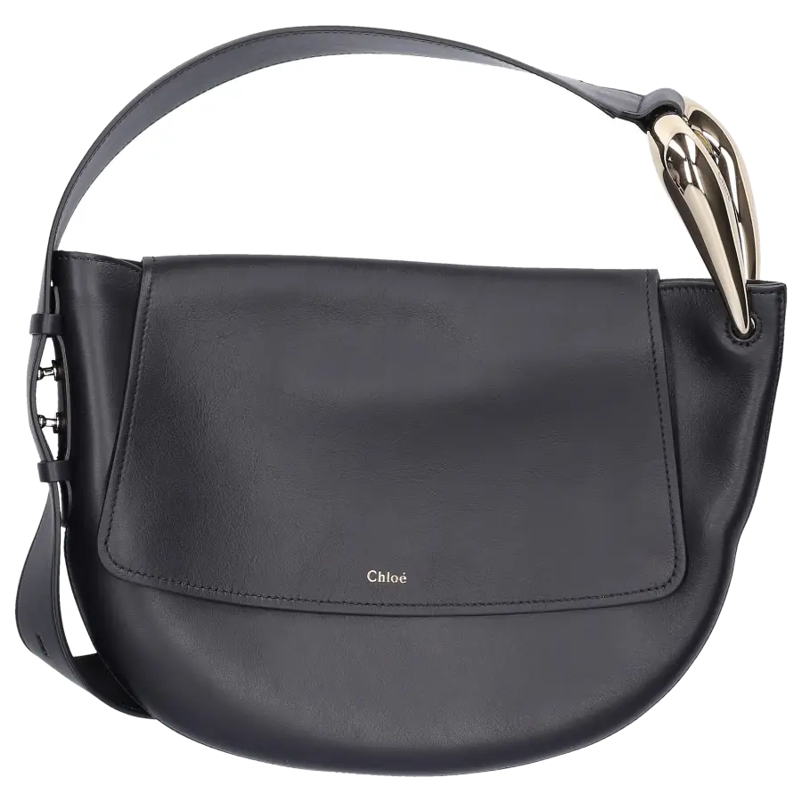 Chloé - Handtasche KISS HOBO Kalbsleder - blau