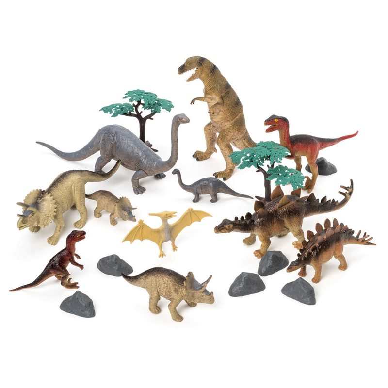 Grand baril de figurines de dinosaures Oxybul