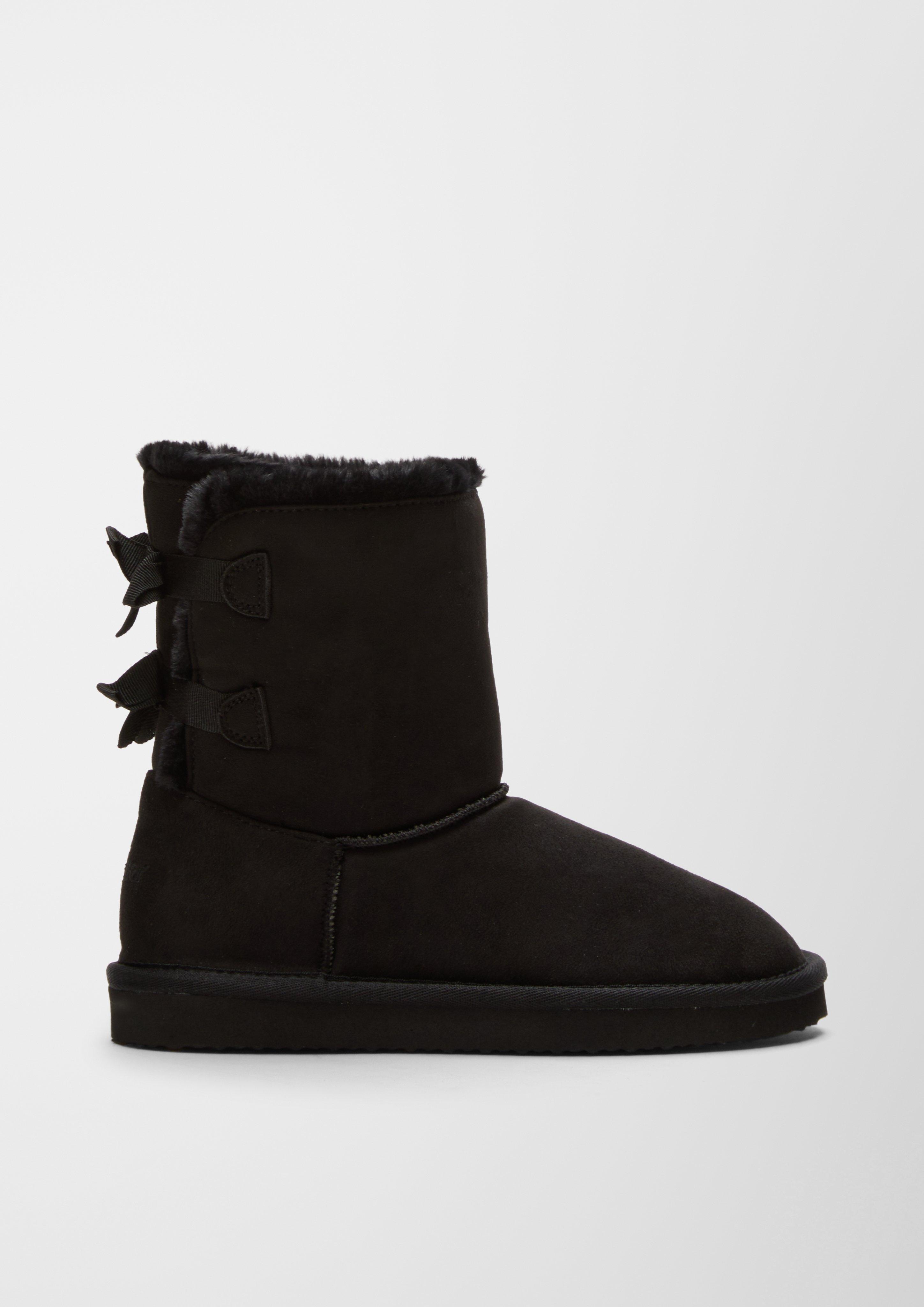 Gefütterte Velours-Stiefel  6006644-001
