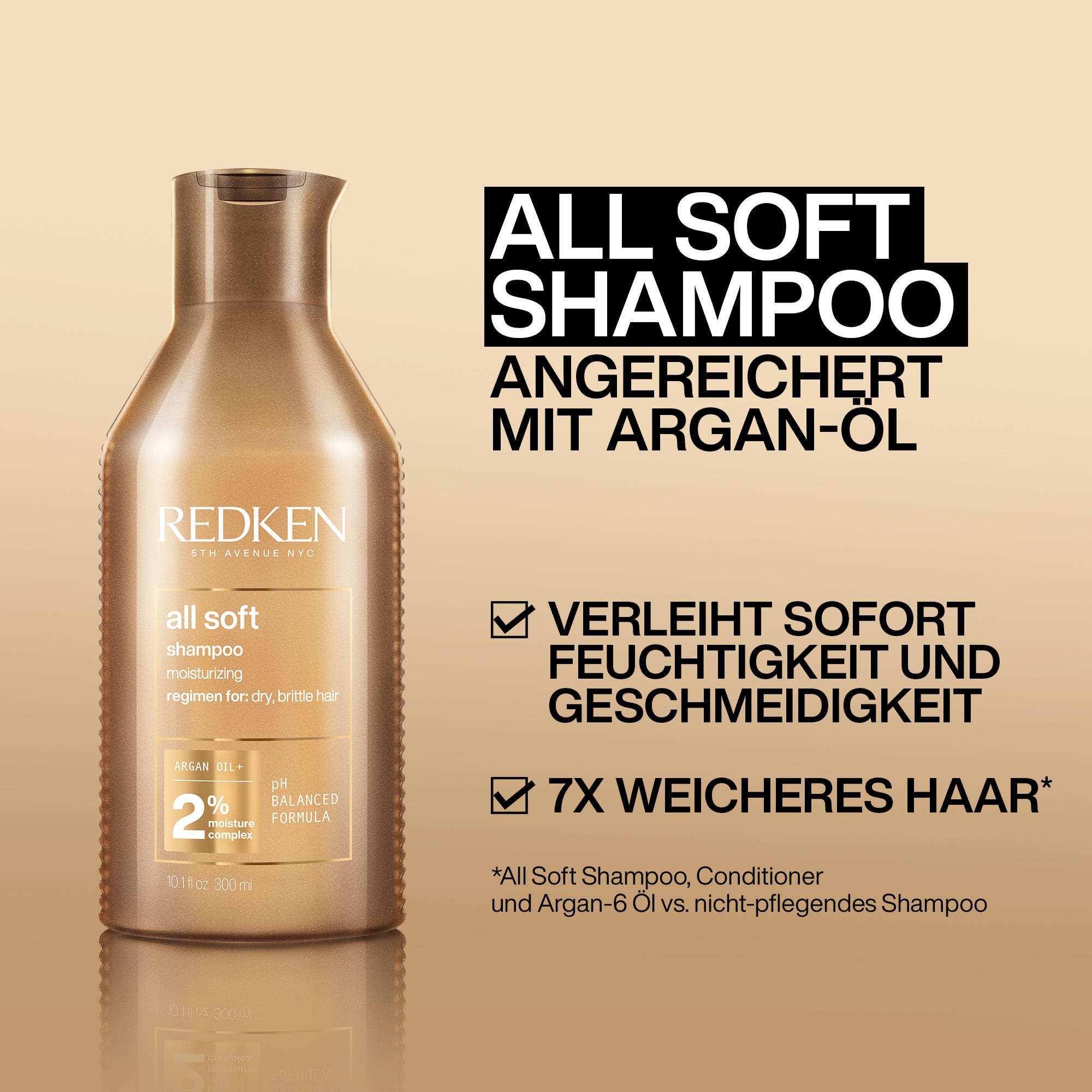 Redken All Soft Shampoo 300 ml